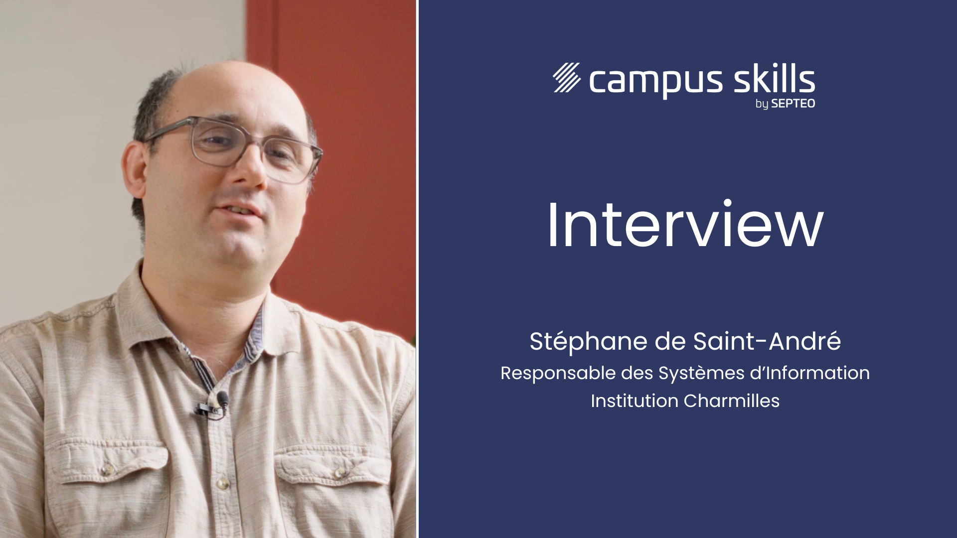 Interview de l'Institution Charmilles